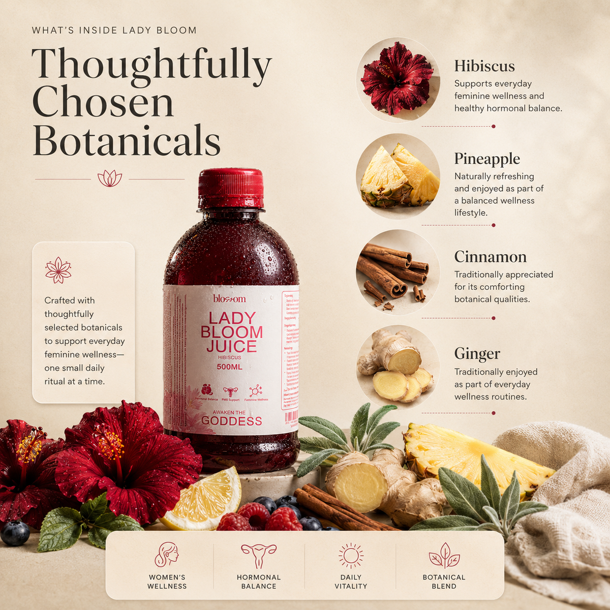 Lady Bloom Juice - Awaken the Goddess